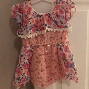 Flower top by Little Lass size 18 months